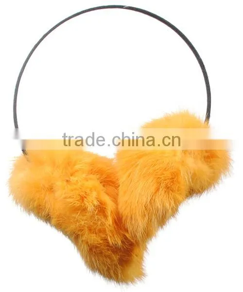YR853 Hot Sale China Wholesale Various Colors Fashion Fur Accessories Ear Muffs photo-5