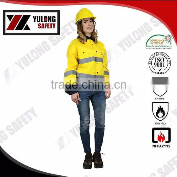 Welders Long Sleeve Flame Retardant Lightweight Cotton Welding Shirts Wholesale