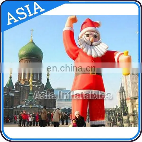 New Design Christmas Decoration Hanging Santa Inflatable Model photo-2