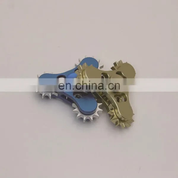 2017 New Fashion Hand Spinner 4 Gear Metallic EDC Fidget Spinner Fidget Toy Adults Focus Anti Stress Gifts F964 photo-5