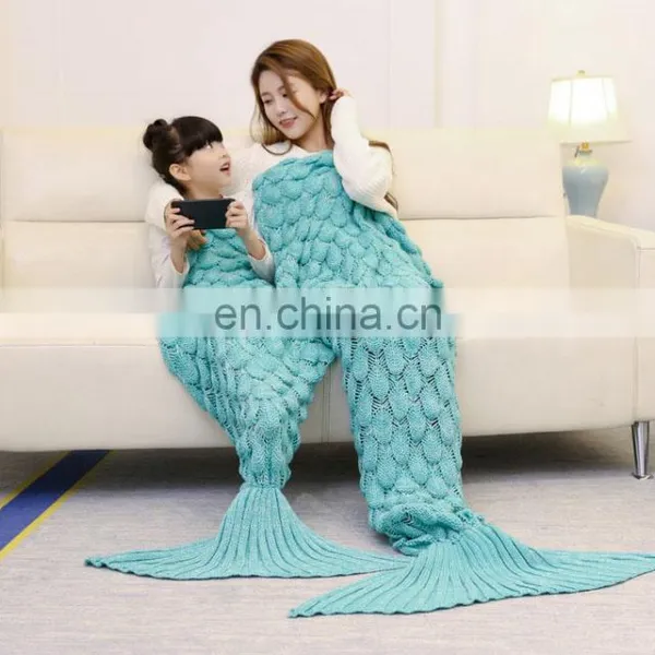 Adult and Children Mermaid Tail Blanket on Sale photo-4