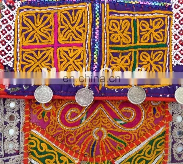INDIAN BANJARA HIPPIE CLUTCH TRADITIONAL BOHEMIAN ETHNIC PURSE-AFGHANI BANJARA COIN CLUTCH PURSE photo-2