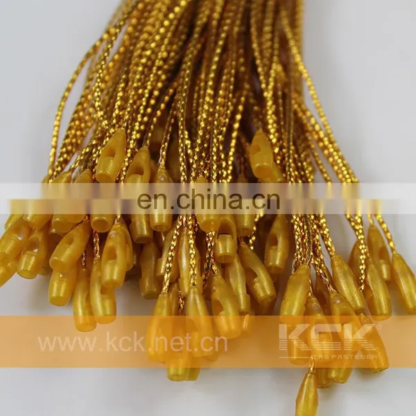 PET GOLD Price Tag String,Bag Hang Tag String 200mm