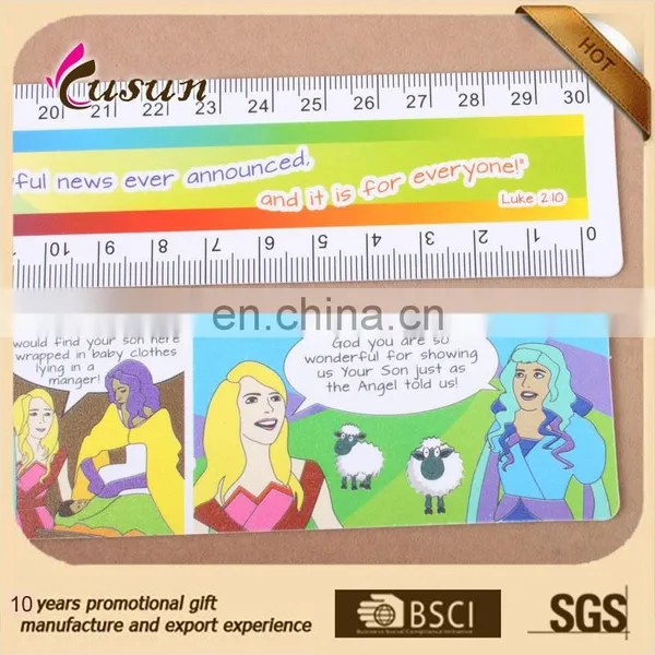 Fashion Design Promotional Logo Customized 30cm Straight Custom Plastic Ruler photo-6