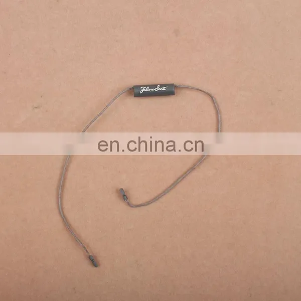 Factory Made Special Shaped Black Plastic Seal Tag for Clothing photo-3
