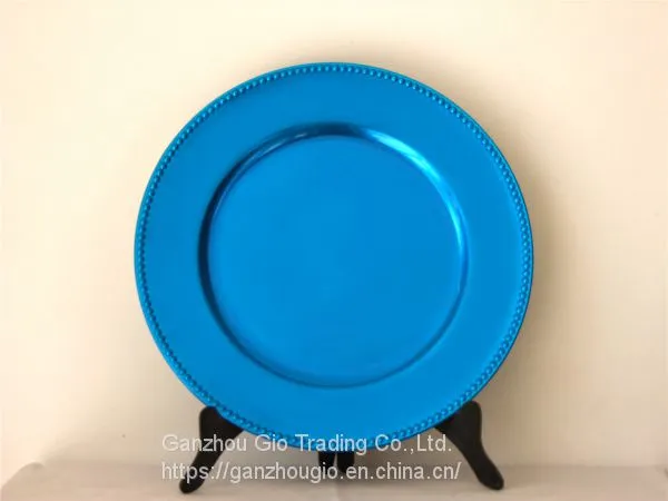 Plastic Charger Plate,christmas Decoration Plate Charger Plate Made in China YF-60017