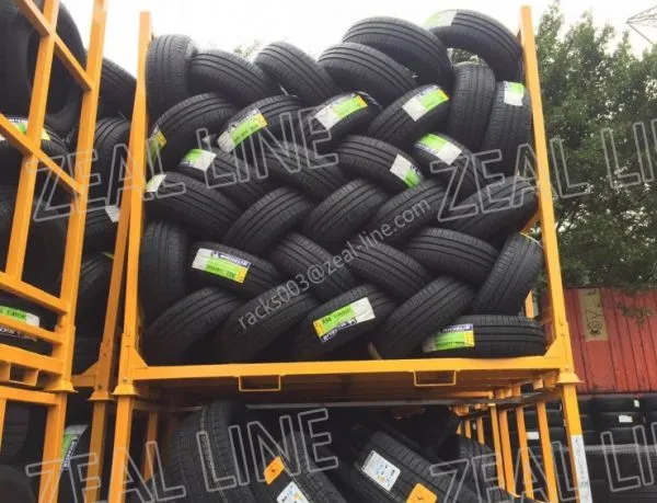 Warehouse Stacking Storage Truck Tyre Tire Rack photo-4
