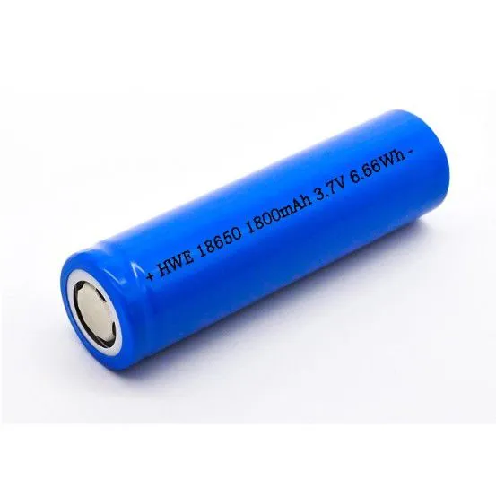 BIS Approved Rechargeable Inverter Bulb Battery 18650 3.7v 1800mAh