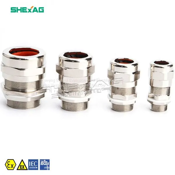 Atex Certified Cable Glands m8 M32,armoured Cable Gland Sizes