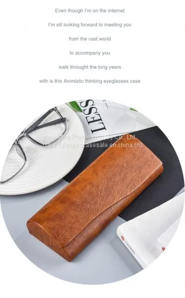 Creative and Personalized Eyewear Case; Vintage, Simple Portable Sunglasses Holder photo-5