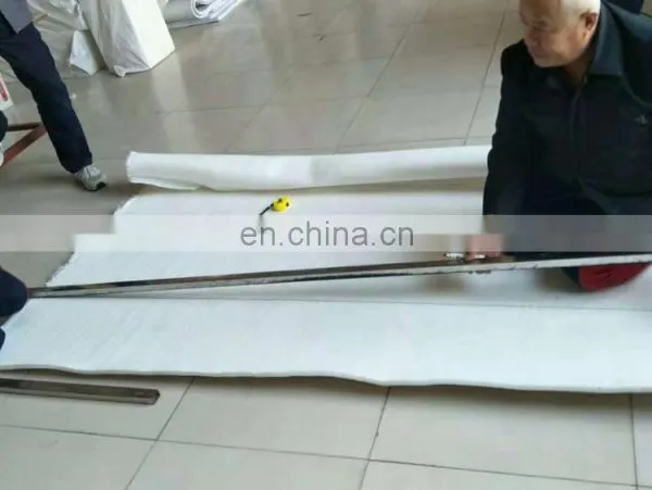 10mm Thickness Pure White Industrial Felt Tension Pad for Steel Slitting Machine Felt Strips photo-4