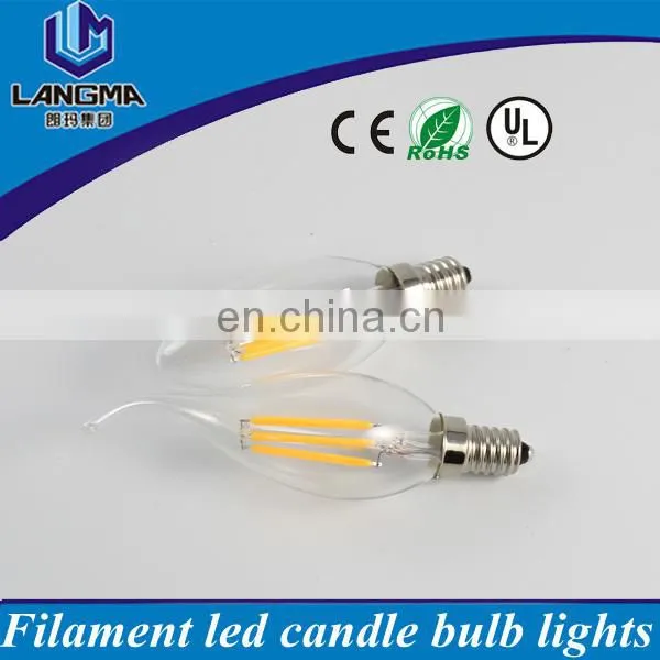 UL 120V Input Bright White 4500k Dimmable Transparent 6 Watt Led Candelabra E12 photo-6