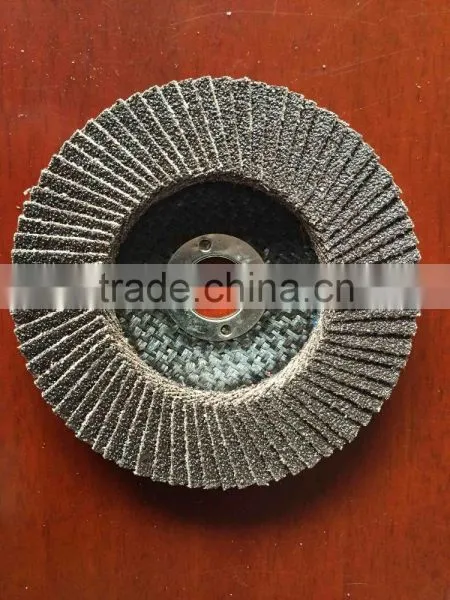 Aluminum Oxide Flap Disc With Plastic Fiber Backing For Polishing photo-4
