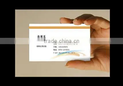 Business Card Hot Stamping Foil Card With Cheap Price photo-4