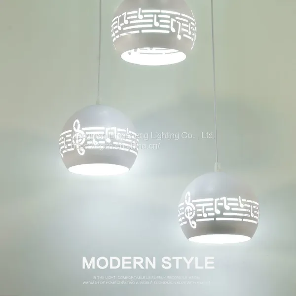 Nordic Chandelier Living Room Lamp Modern Simple Dining Room Note Chandelier Bar Minimalist American Led Note Chandelier photo-2