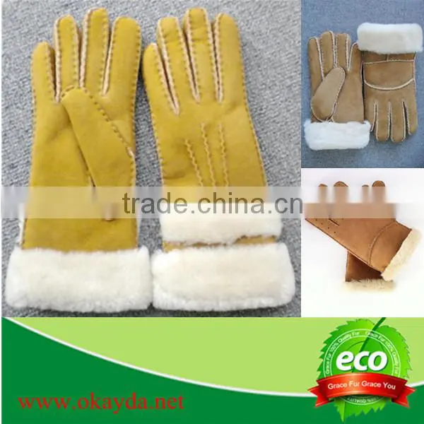 China Wholesale Winter Fur Finger Gloves photo-2