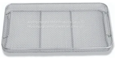 Sterilisation Basket – Wire Mesh Base, Perforated Sides – Various Sizes Wire Mesh Screen Baskets photo-4