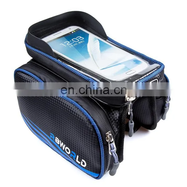 Waterproof Bike Phone Front Frame Bag Case Holder Cycling Top Tube Frame Bag Unisex photo-5