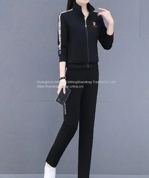 Casual Sportswear Suit Women's Spring And Autumn New Fashion Autumn Two-Piece Suit photo-3