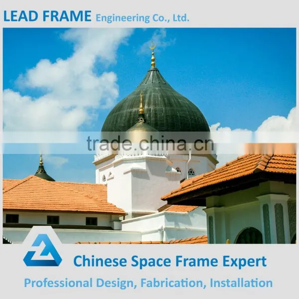 Coloured Decorative Anti Rust Steel Structure Mosque Dome photo-6