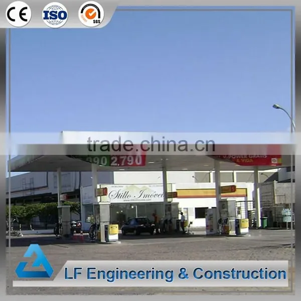 Prefab Ball Joint Large Span Space Frame Gas Station photo-2