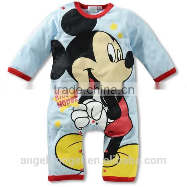 Kids Winter Baby Solid Color Infant Rompers Custom Print AG-LA0008 photo-4