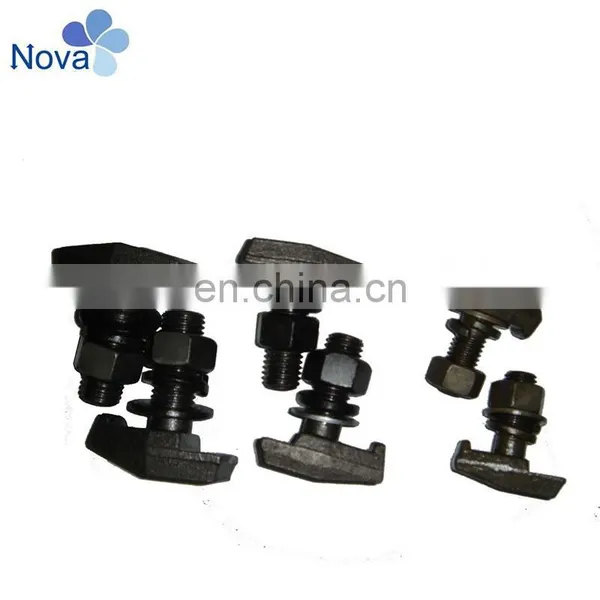 Material 45 Steel Elevator T Type Forged Guide Rail Clip photo-4