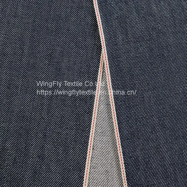 13oz 100% Cotton Slub Right Twill Mens Custom Denim Fabric W283429 photo-5