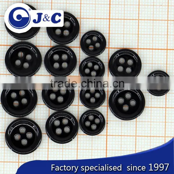Black Colour of River Shell Buttons ,river Shells Shirt Buttons photo-2