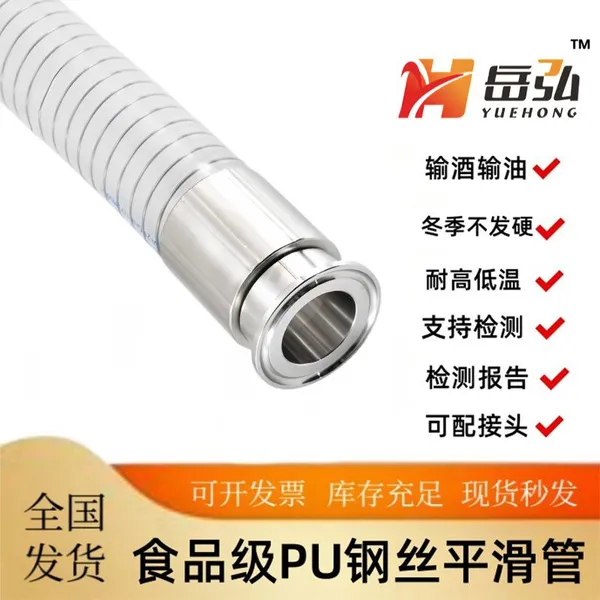 Quick-installation Snap-fit Connectors, Food-grade PU Smooth Transparent Steel Wire Pipes, photo-5
