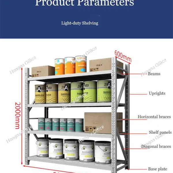 Robust Industrial Storage Solution- Heavy Duty Medical Shelving Rack for Hospital Clinics and Healthcare Facilities photo-4
