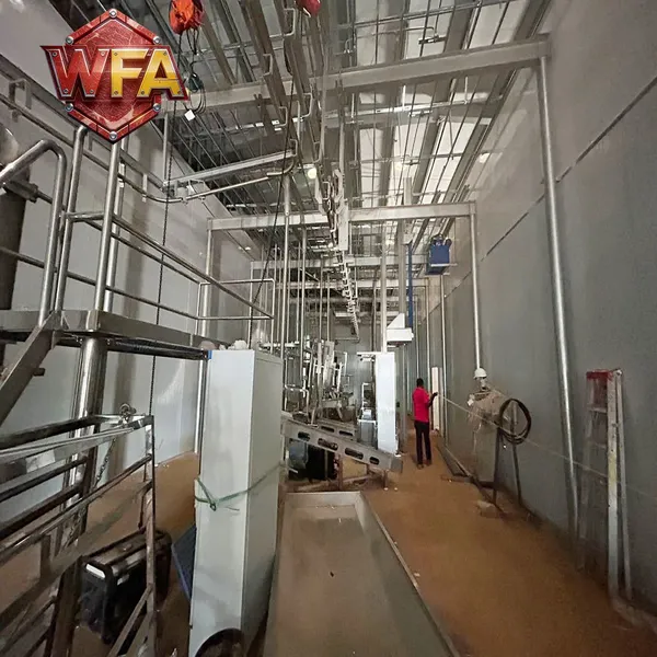Cattle Offal Conveyor Belt Visceral Transport Equipment Beef Slaughter Processing Line Small Slaughterhouse Setup photo-3