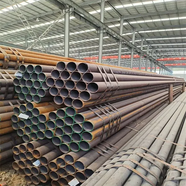 Tubo de aço carbono laminado a quente, sem costura, em estoque, com certificado MTC 3.1