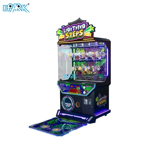 Skill Prize Game Machine Lightning Steps Interactive Foot Pad Challenge With Hanging Gift Display for Indoor Amusement Centers photo-3