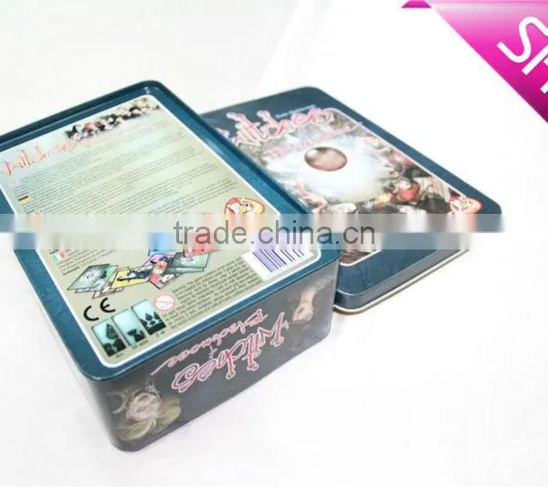 Rectangular Hinged Tin Box Sale photo-2