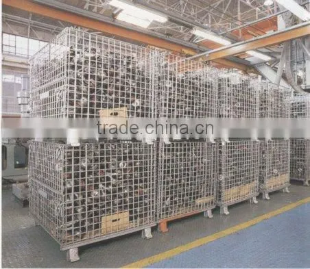Warehouse Stackable Wire Mesh Storage Container photo-5