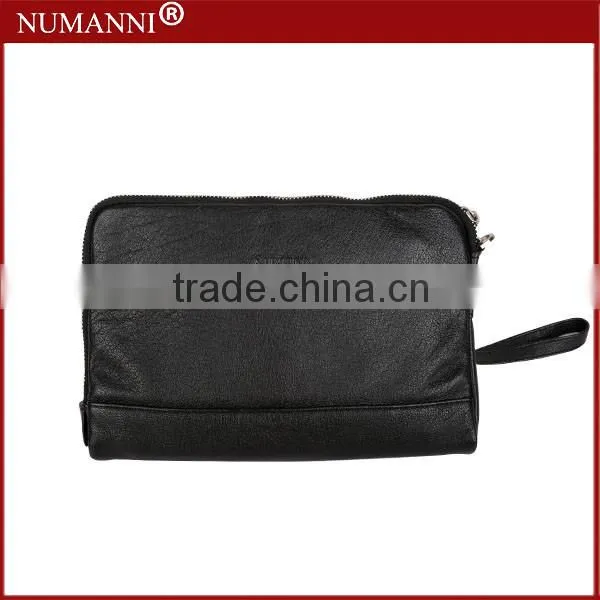 Businessman Genuine Italian Leather Bag Simple Style Briefcase photo-2