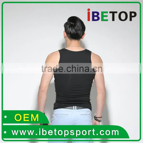 Customize Wholesales Simple Cotton Sport Vest Singlet photo-6