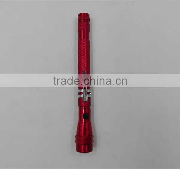 Telescopic Aluminum 3led Flashlight Magnet Tool Pick Up Telescopic Flashlight photo-2