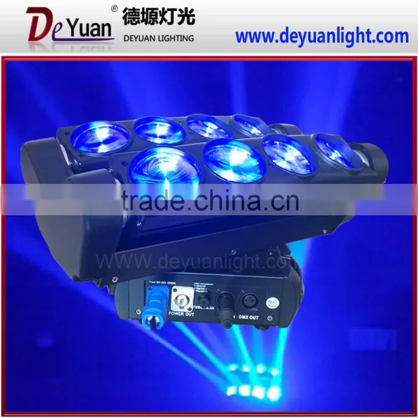 Night Club Ceiling Light 8PCS 10W RGBW Led Spider Beam Moving Head Light photo-3