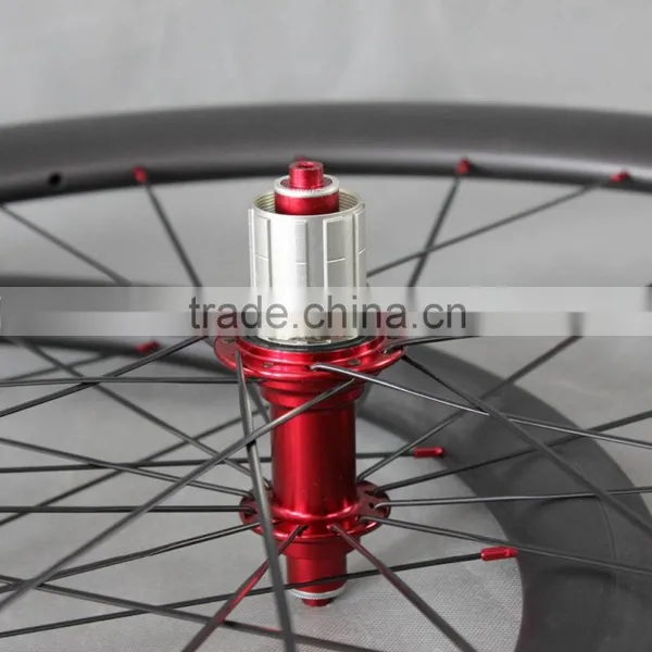 ICAN Carbon Road Bike Wheels Clincher 40/56C Basalt Brake 20/24 Holes photo-3