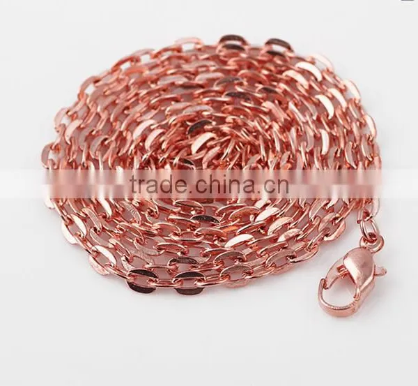 New Products Gun Color Necklace Alloy Necklace 60cm for Making Floating Locket photo-5
