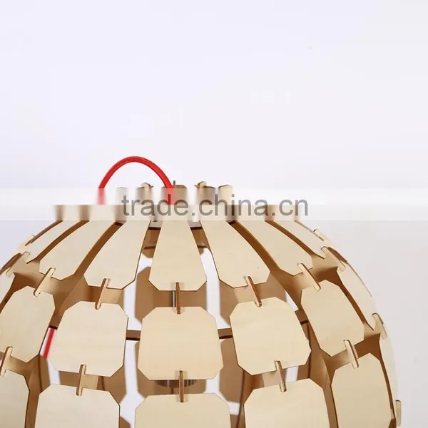 JK-8005B-31 Wooden Suspension Pendant Lighting Indoor Lighting Factory Price for Hotel,restaurant Project,dining Room photo-5