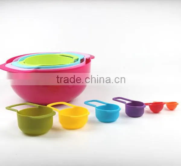 Rainbow Creative Measuring Cup and Bowl 10pieces photo-3