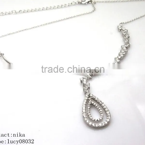 New Product 2016 Innovative Product 925 Sterling Silver Necklace , Rechangable Pendant Silver Necklace photo-2
