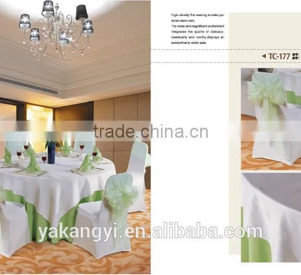 100%Polyester High Quality Jacquard Pattern Decorative Chairs Cover For Wedding Party