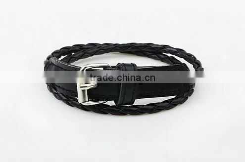 Factory Top Selling Wholesale Buckle Mens Leather Bracelet/ photo-3