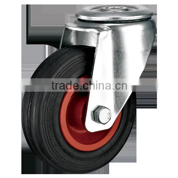 European Industrial Casters With Gray Rubber Wheels photo-3