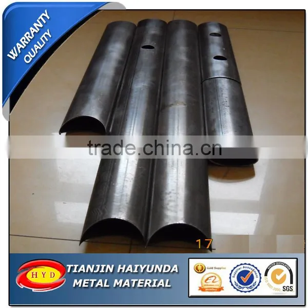 Black Bright Oval Flat Oblong Ellipse Welded Steel Tube and Pipe for Furniture photo-3
