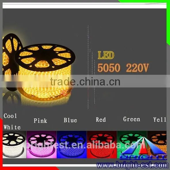High Voltage 100m/roll RGB 5050/5630 Double Row OR Single Row Led Strip 220v photo-3
